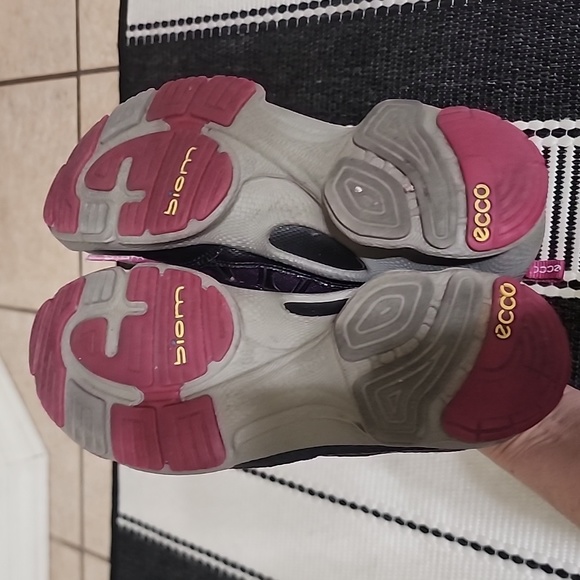 Ecco biom size 38 size 7/7.5  women's gray purple - Picture 5 of 5